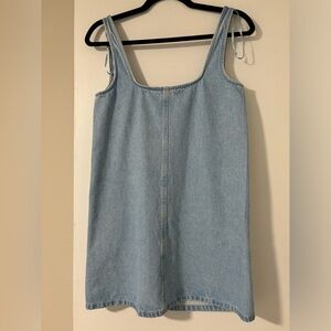 New denim mini dress